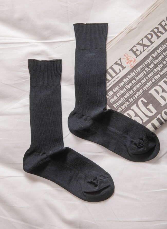 Κάλτσες ανδρικές χωρίς λάστιχο βαμβακερές μονόχρωμες - Comfort
