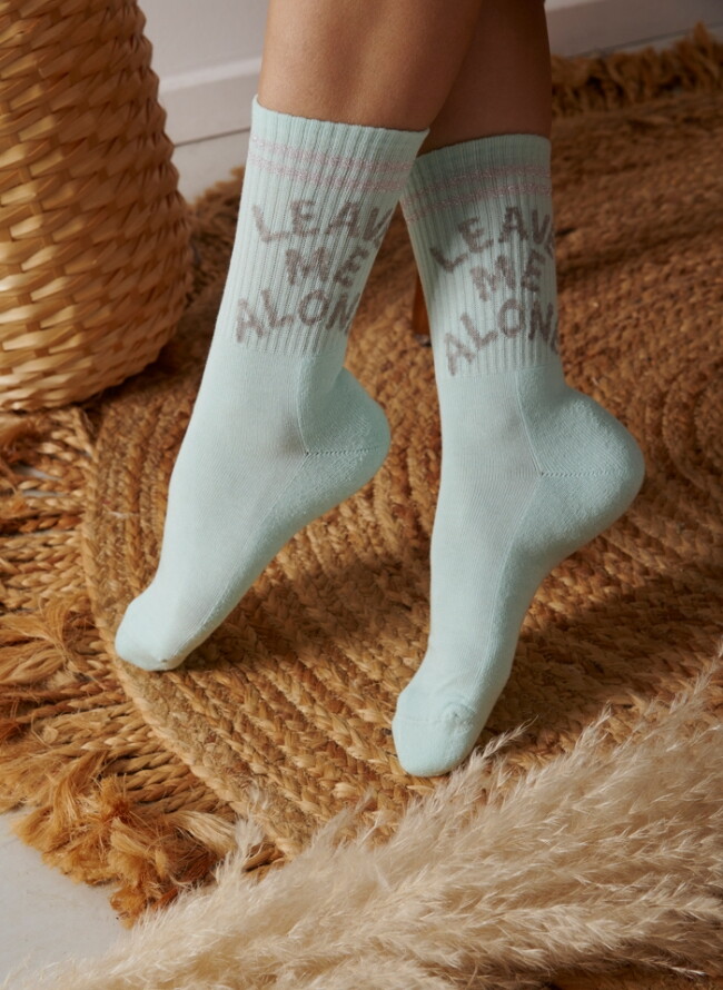 Κάλτσες γυναικείες αθλητικές Me-We με logo - Comfort πιτζάμες εσώρουχα και  μαγιό