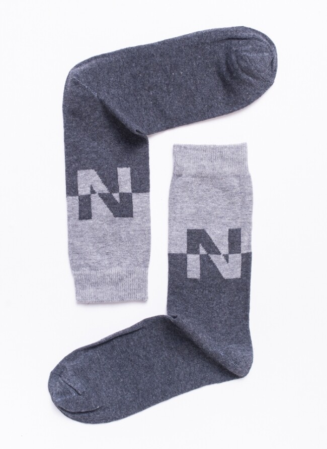 Κάλτσες γυναικείες δίχρωμες με γράμμα Ν - Comfort πιτζάμες εσώρουχα και  μαγιό