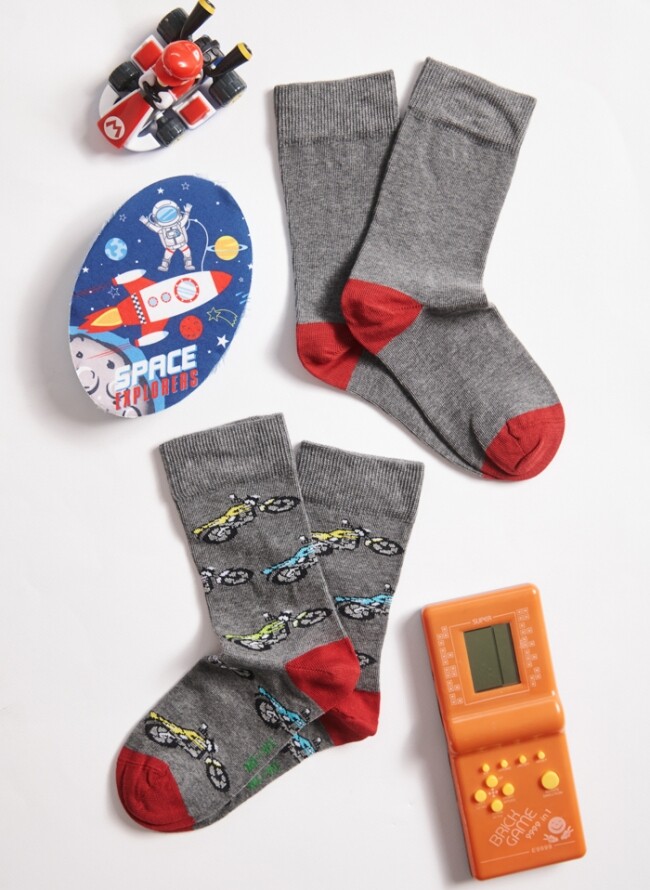 Κάλτσες παιδικές Me-We οικονομική συσκευασία 2 ζεύγη - Comfort