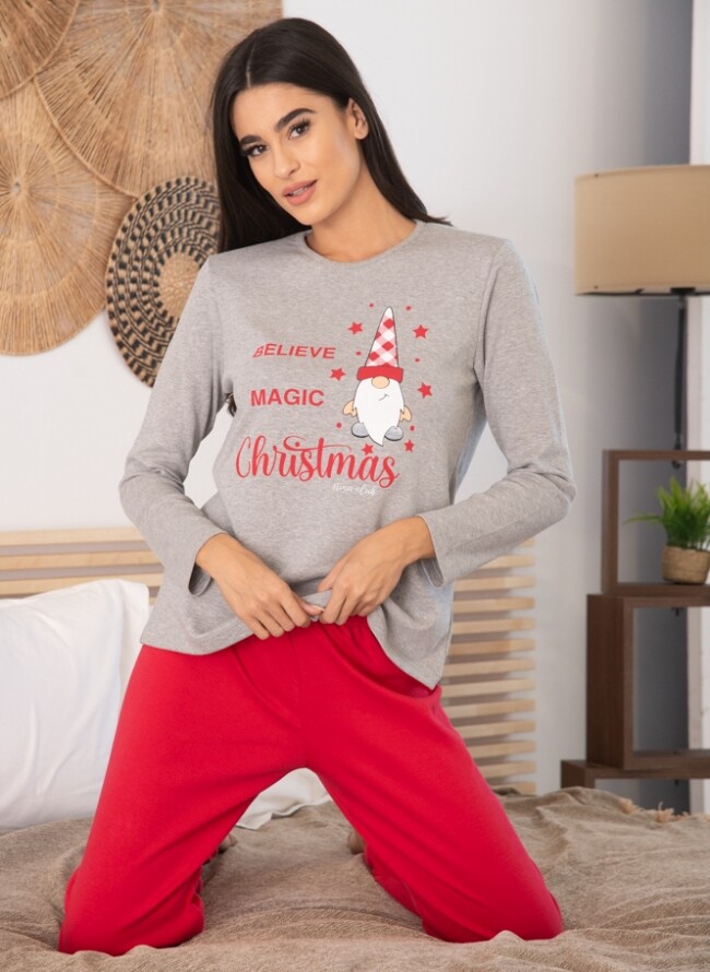 Πιτζάμα γυναικεία χριστουγεννιάτικη με logo - Comfort πιτζάμες εσώρουχα και  μαγιό